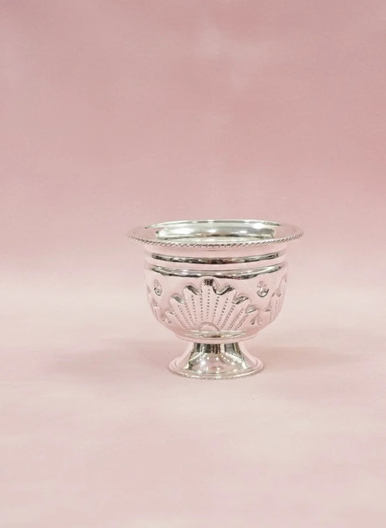 Normal Silver Kumkum Bowl