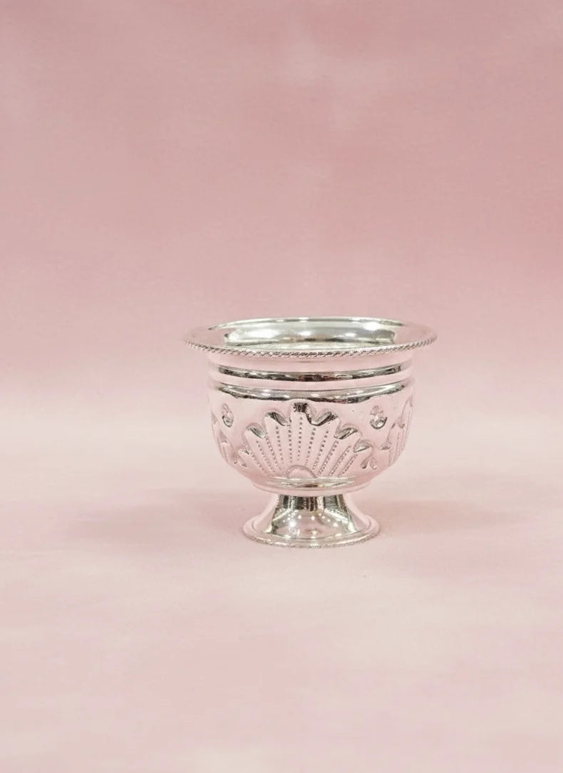 Normal Silver Kumkum Bowl