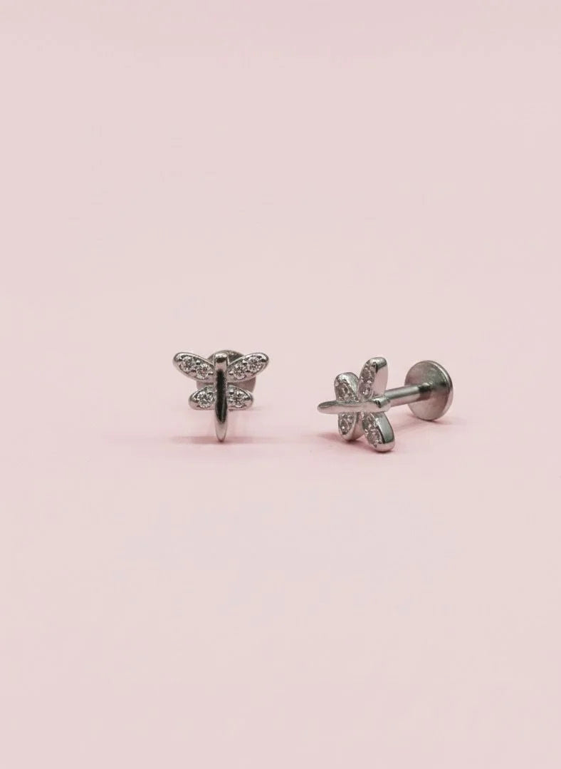 Small Dragonfly Stud Earrings