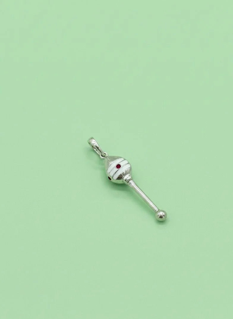 Sterling Divine Lord Karthikeyan Vel Pendant